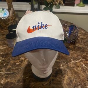 Vintage Nike blue white & orange hat
